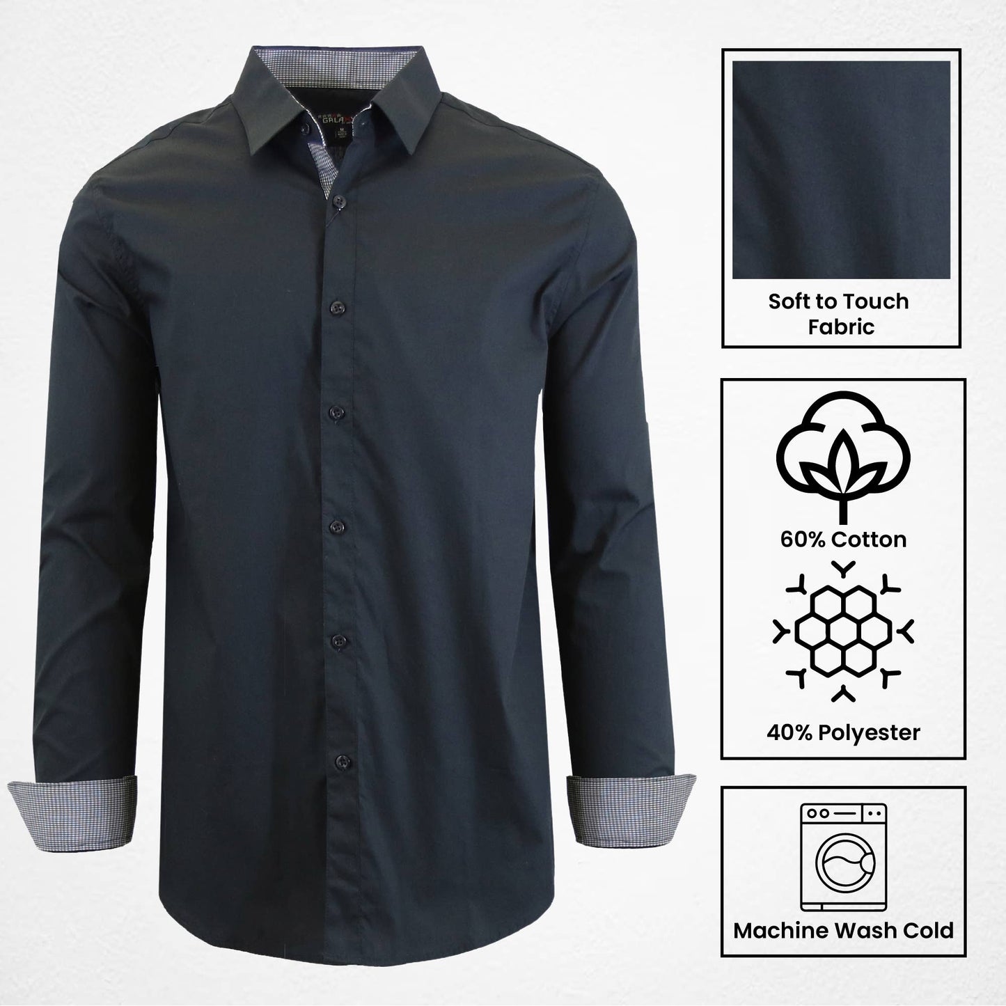 Long Sleeve Classic Dress Shirt