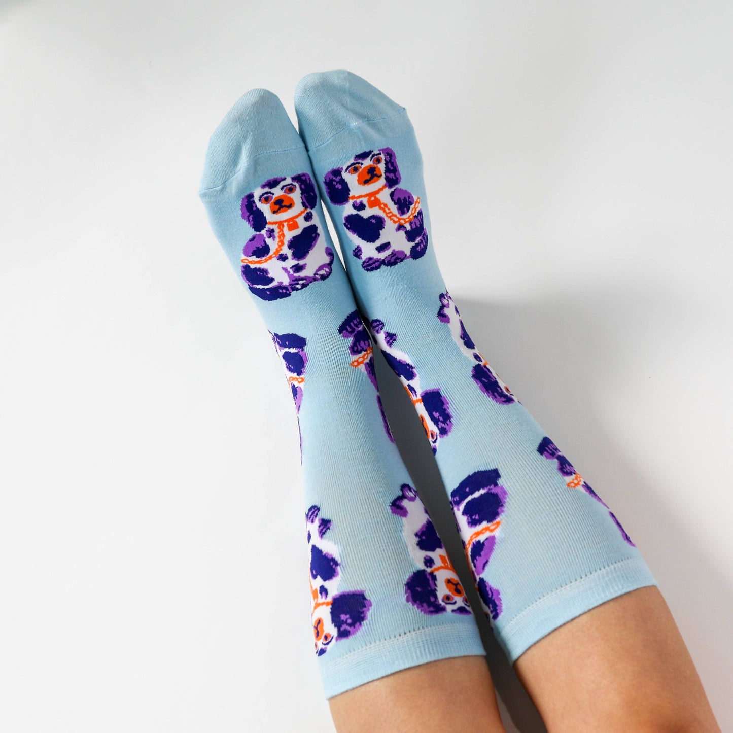 Crew Socks - Blue Dogs