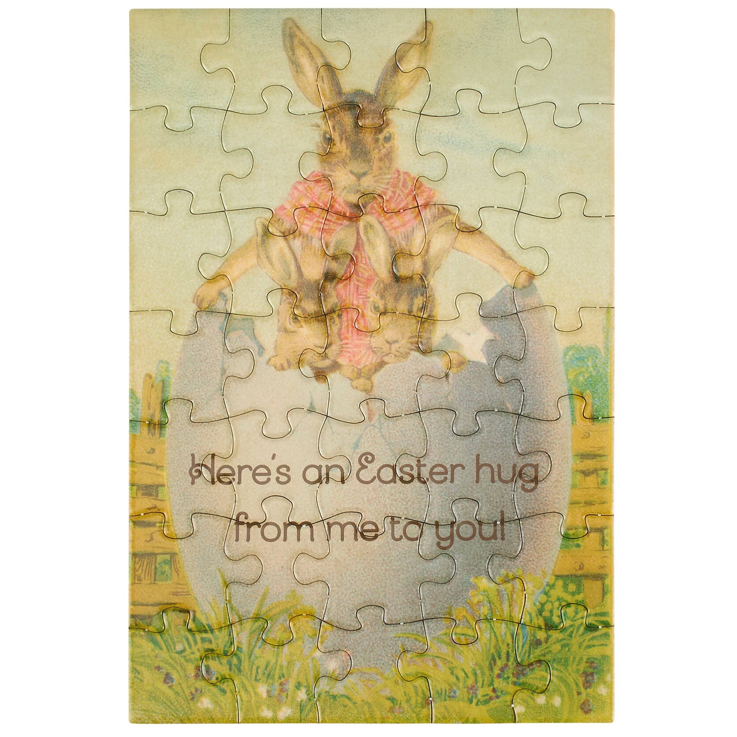Easter Hug From Me To You Puzzle Card