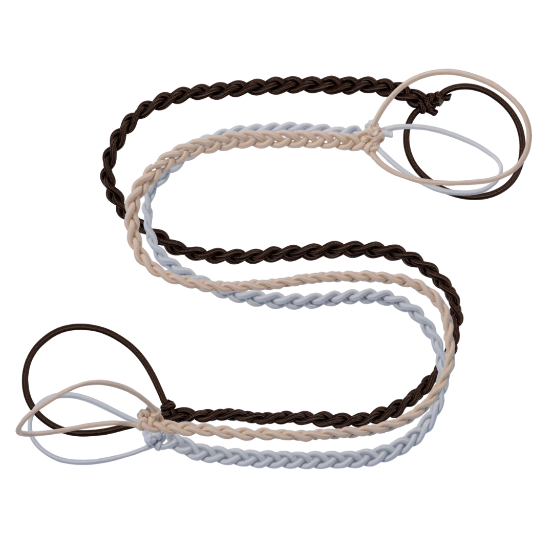 Rip Tie Tangle Free Hair Tie - 3 Pack Neutrals: Extra Long
