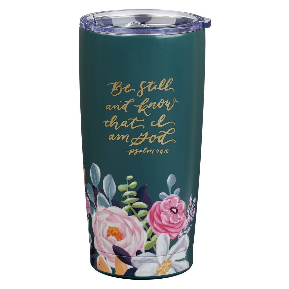 Tumbler Green Be Still Ps. 46:10