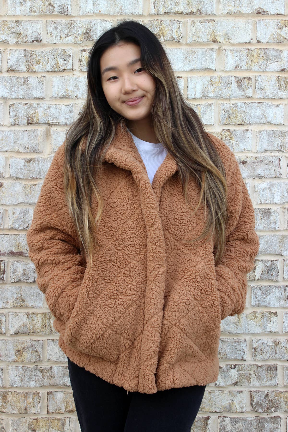 Soft & Cuddly Teddy Bear Sherpa Jacket