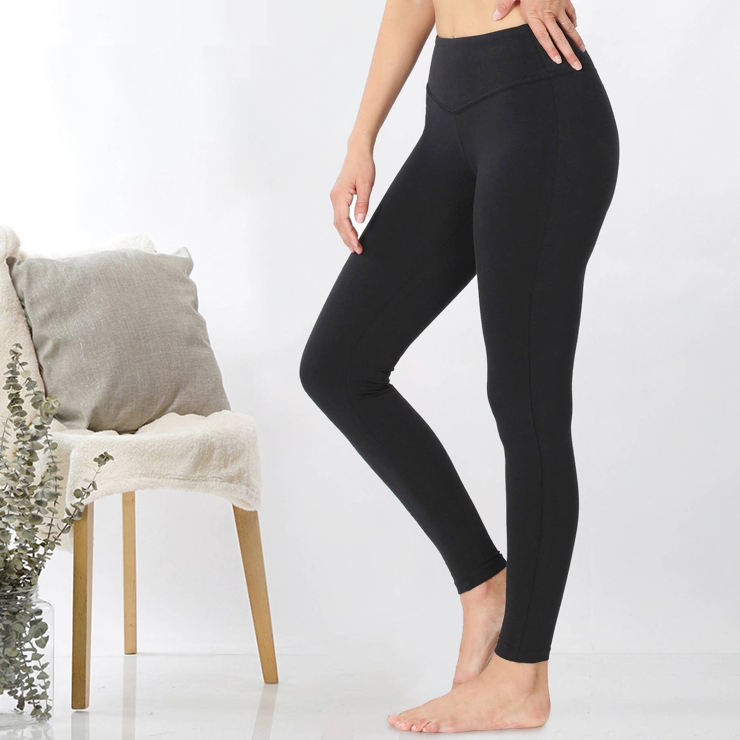 Wide Waistband Leggings
