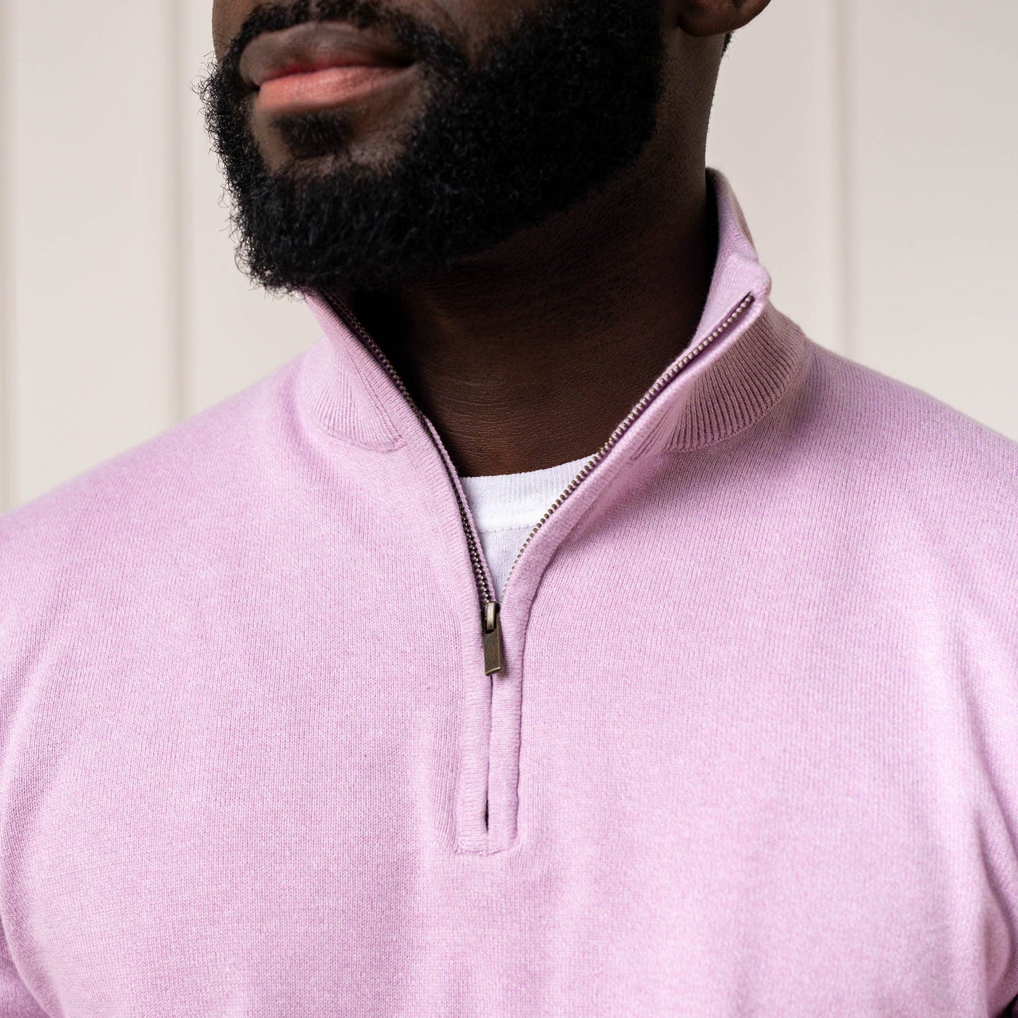 Organic Cotton Half Zip Sweater
