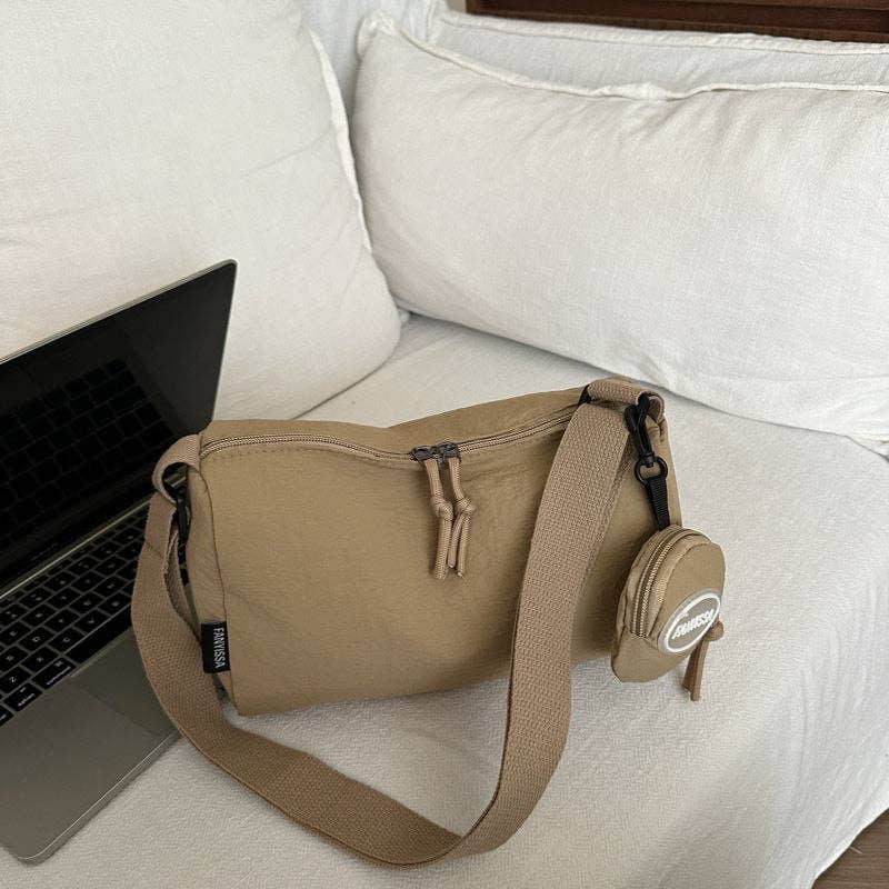 Wide Strap Canvas Mini Tote
