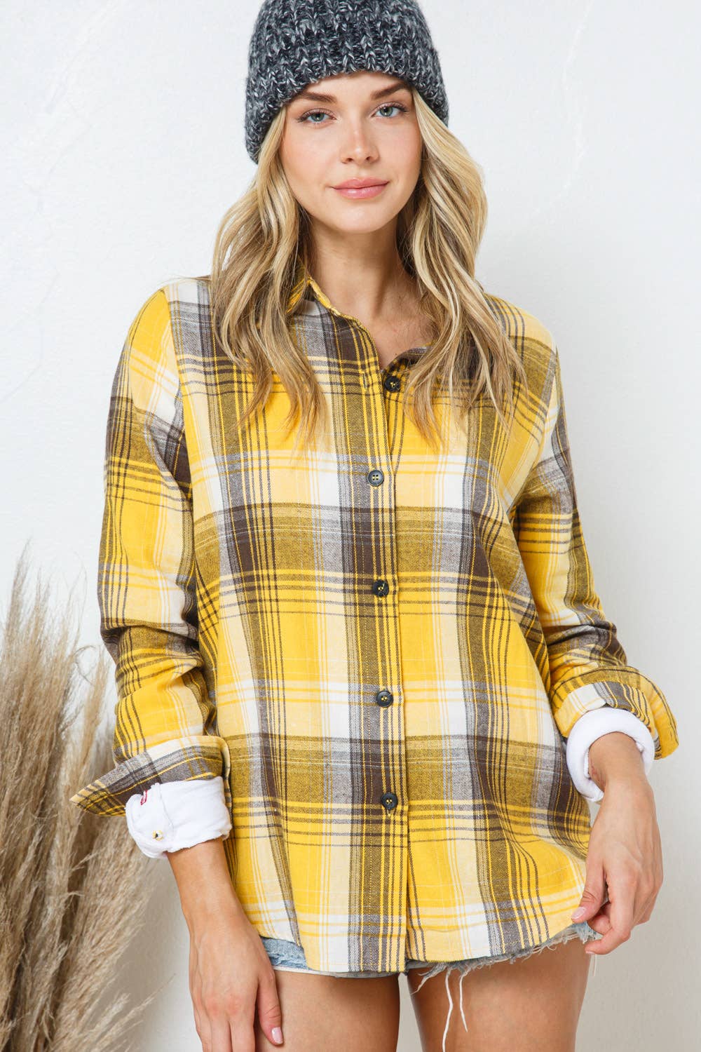 Perfectly Plaid Button-Up Shirt