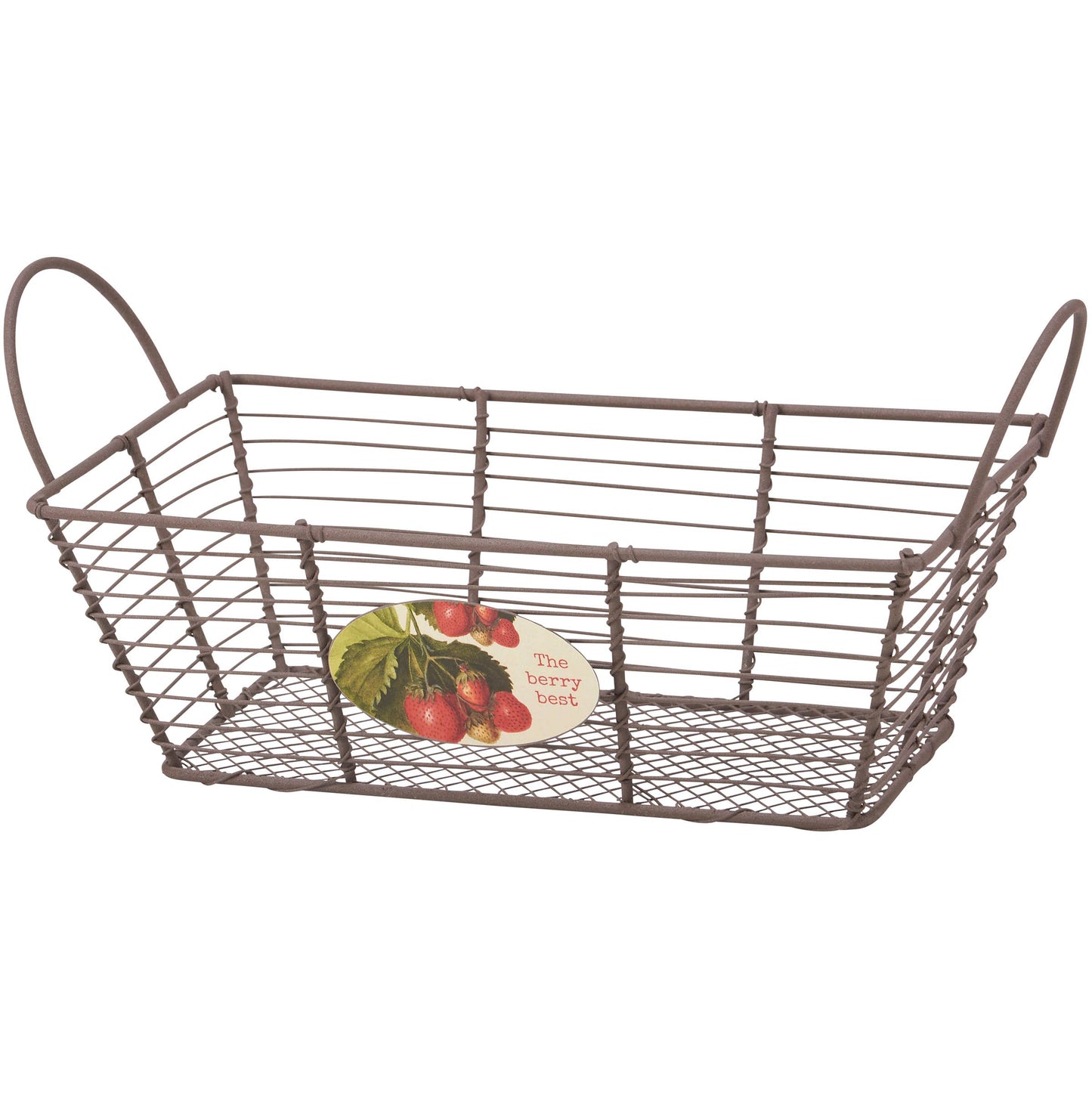 The Berry Best Decor Metal Basket