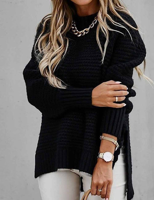 Women’s Stand Collar Knit Sweater