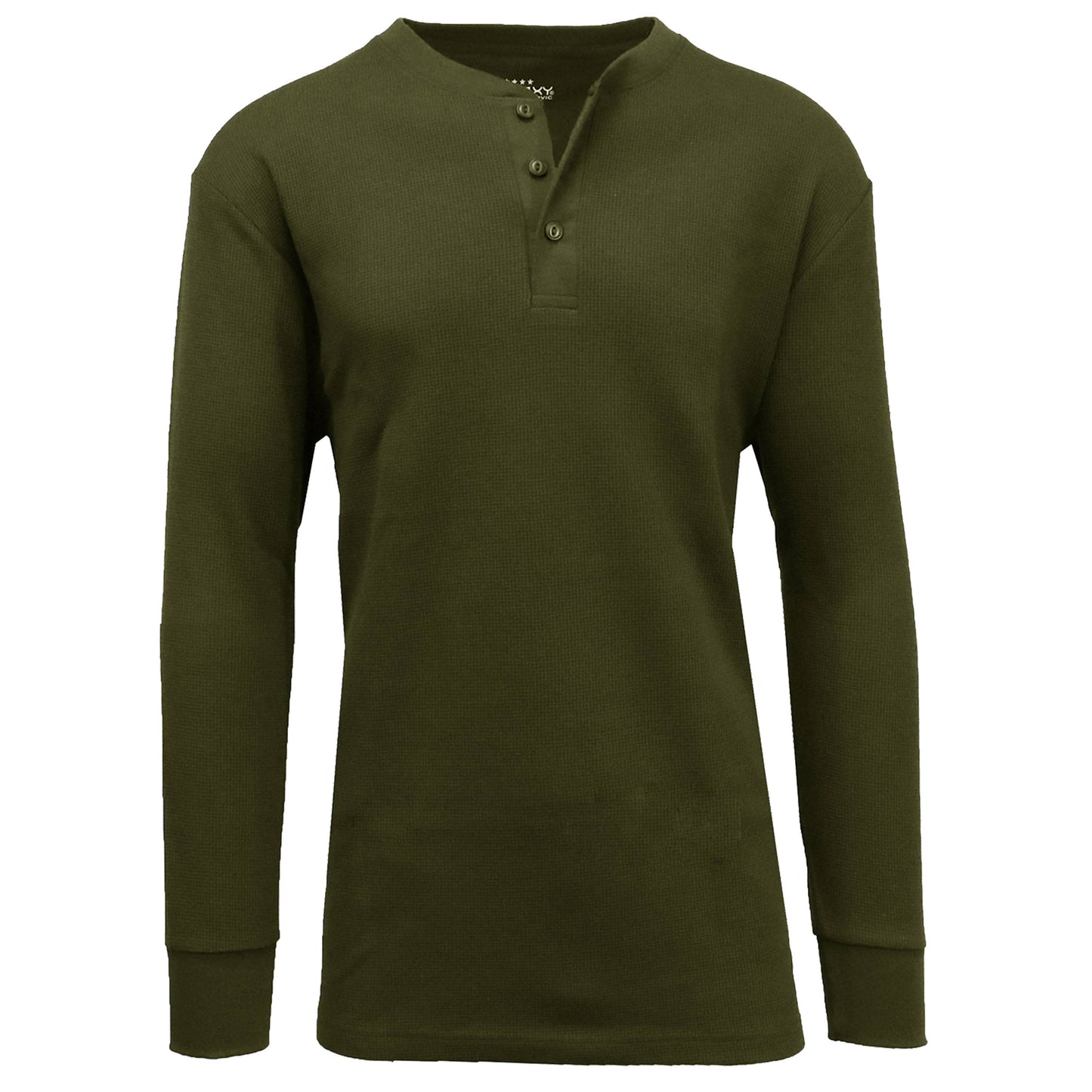 Men's Long Sleeve Thermal Henley Shirt