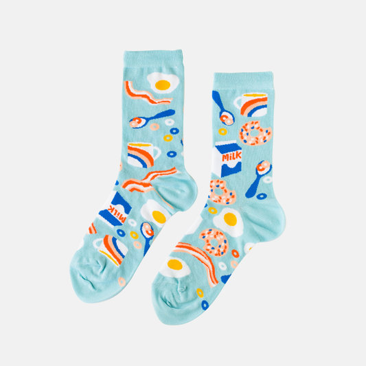 Crew Socks - Breakfast