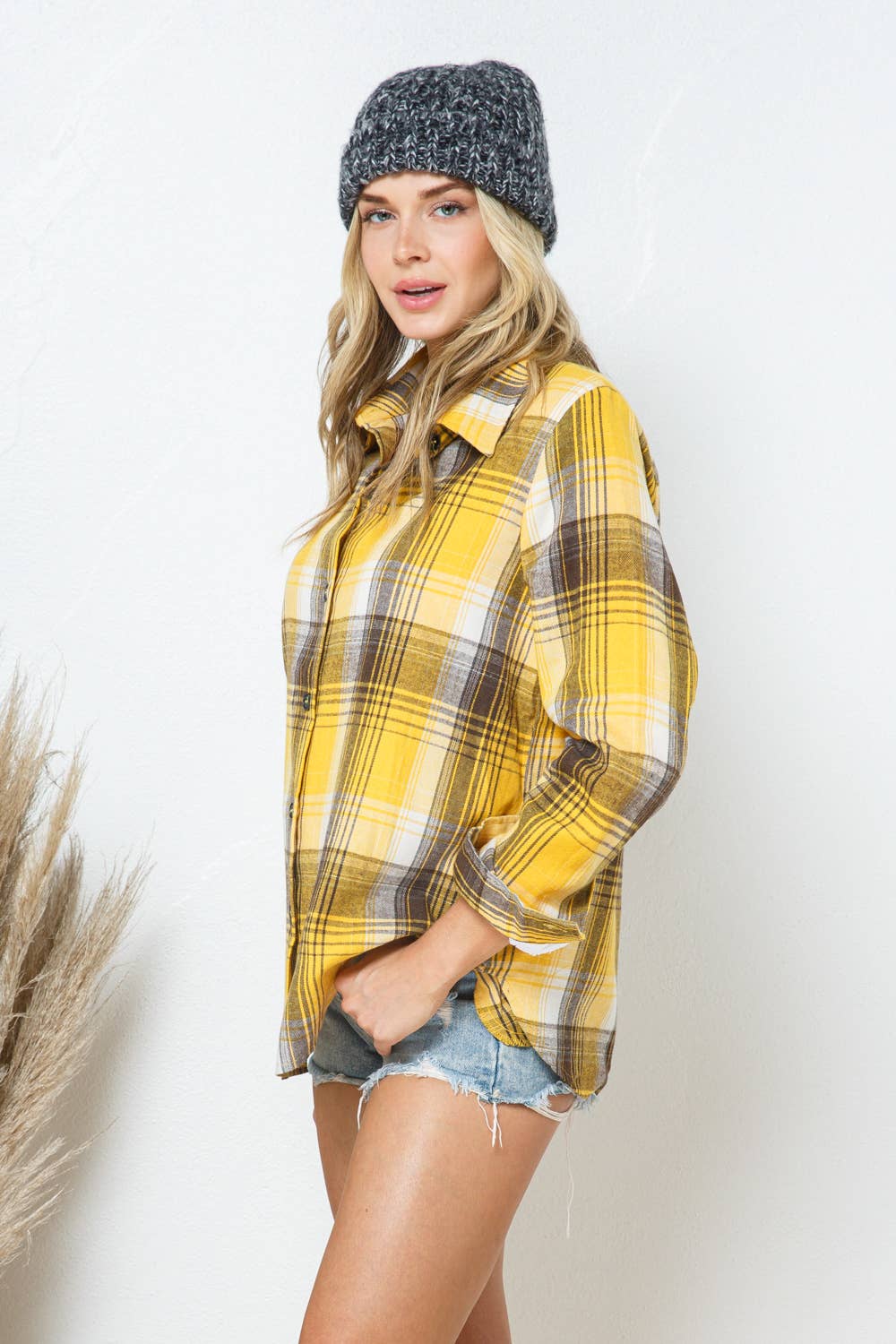 Perfectly Plaid Button-Up Shirt