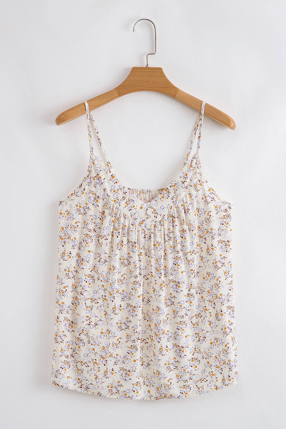 Boho Floral Spaghetti Strap Tank Top