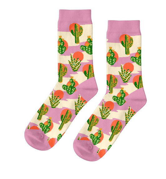 Crew Socks - Southwest Cactus