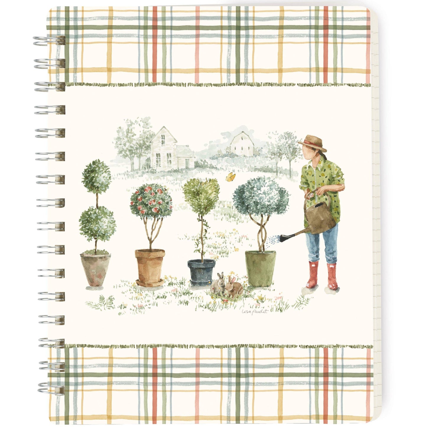 Topiary Spiral Notebook