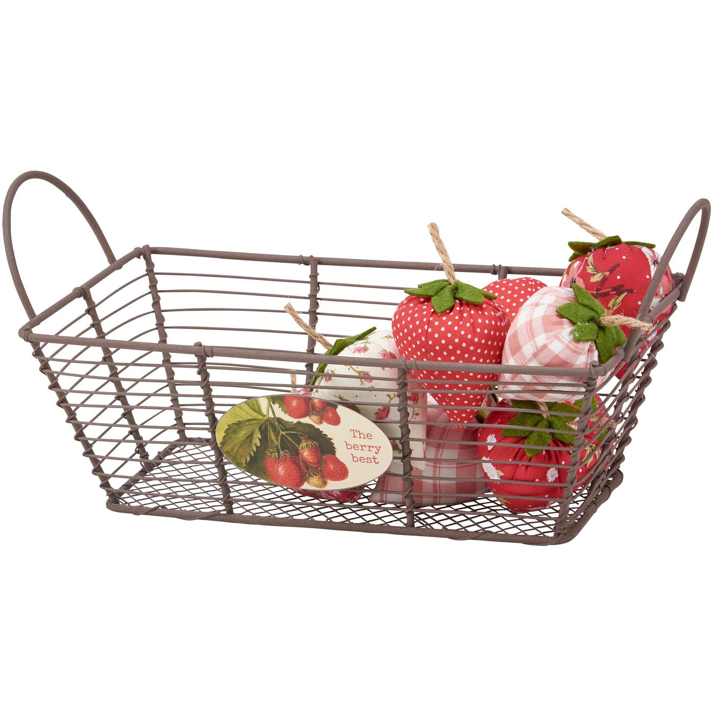 The Berry Best Decor Metal Basket