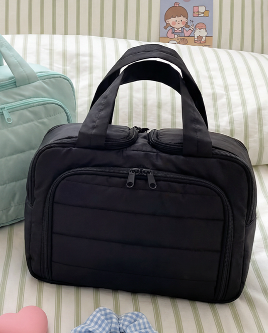 Multi-Compartment Makeup Travel Bag