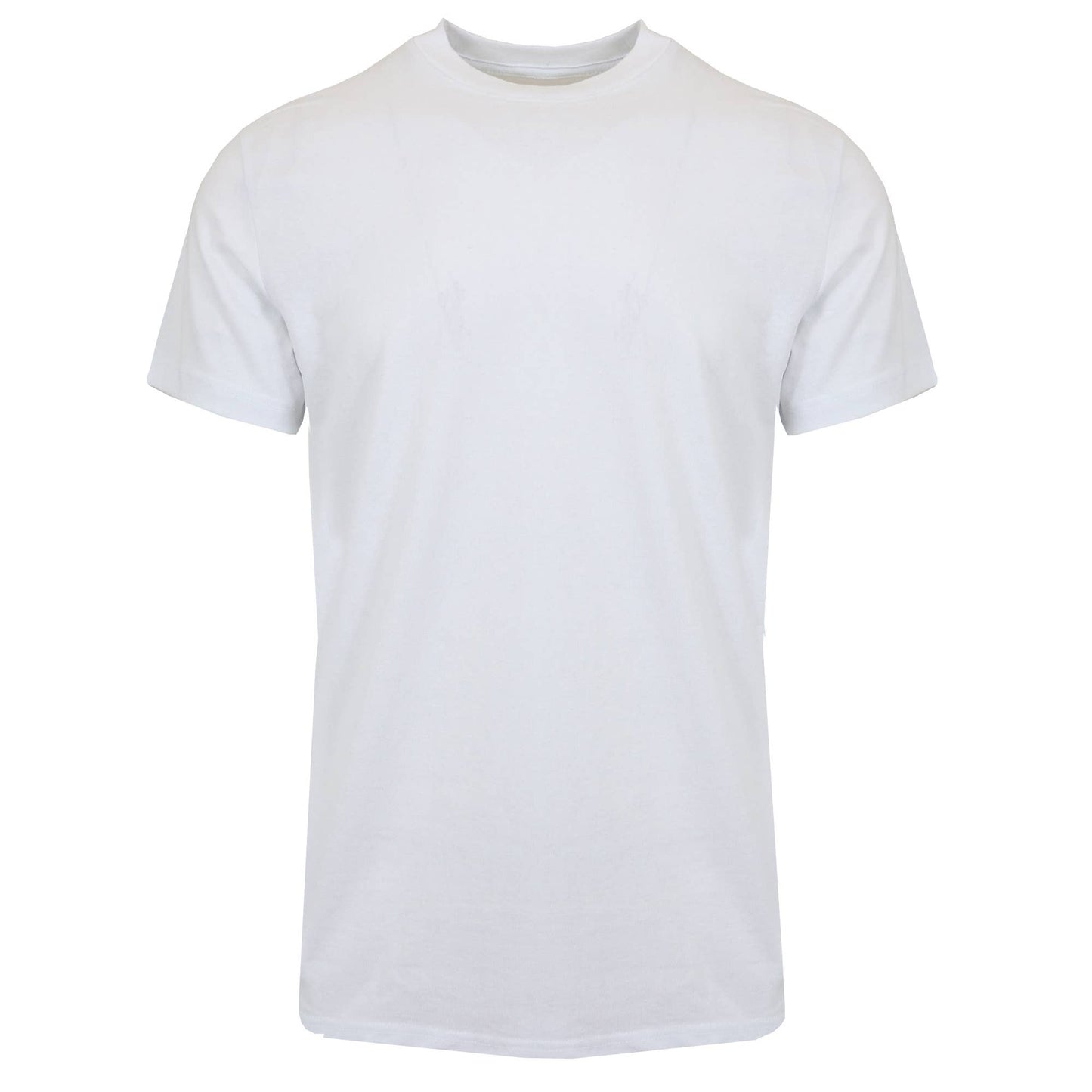 Men's Premium Crew Neck Plain White T
