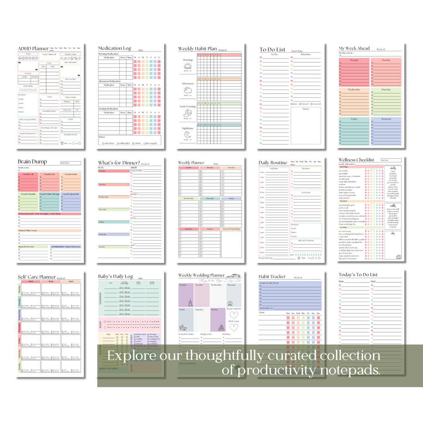 Priority Planner To Do Checklist: 50-Page Tear-Off Notepad