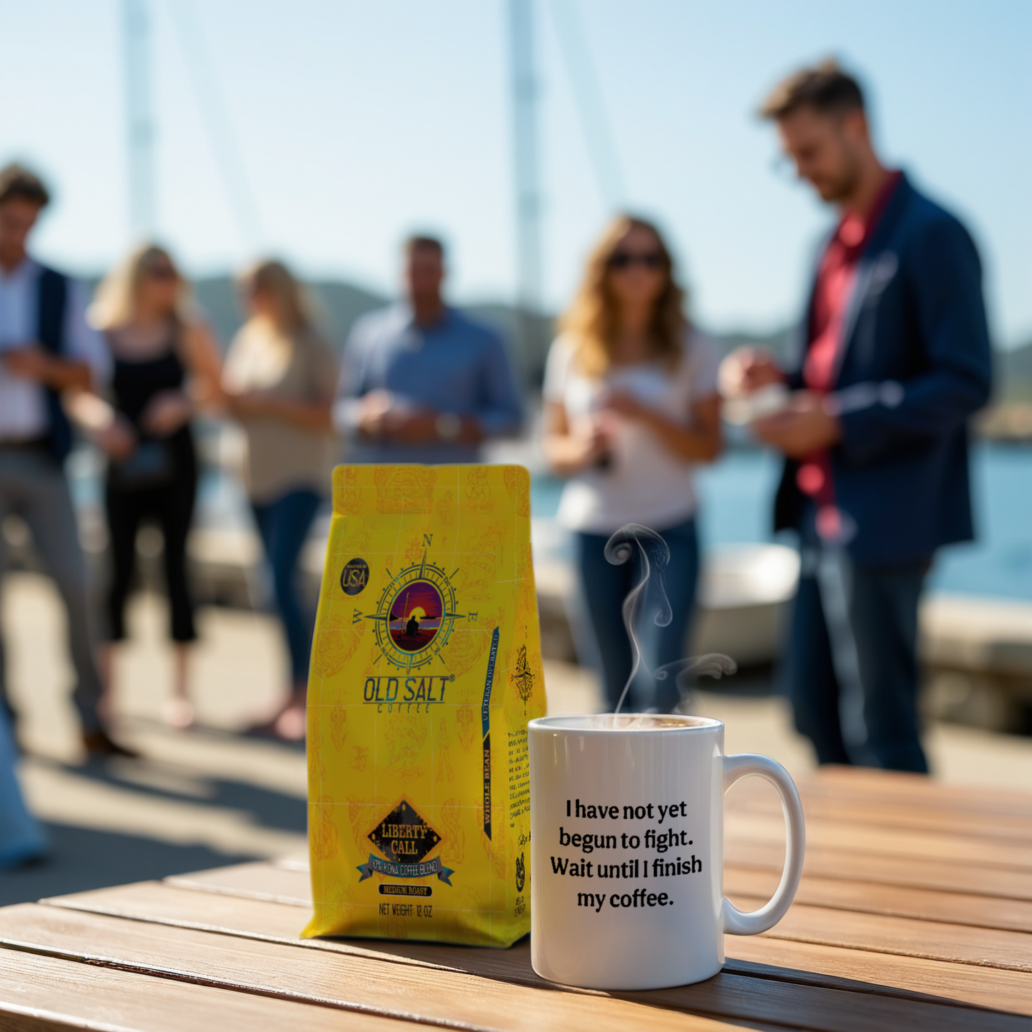 Modern Not Yet Begun to Fight Mug (white)