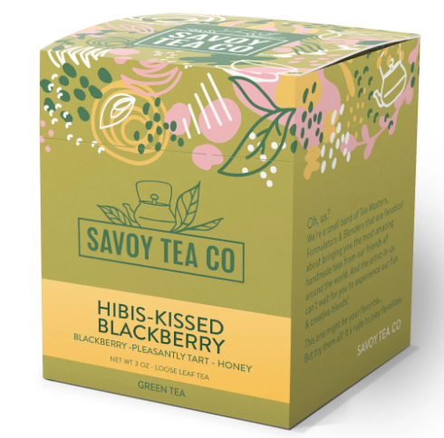 Hibis-Kissed Blackberry Tea - Savoy Tea Co. Herbal Tea