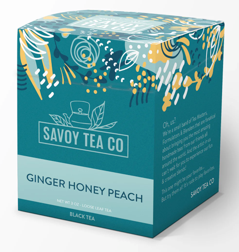 Ginger Honey Peach Tea - Savoy Tea Co. Herbal Tea