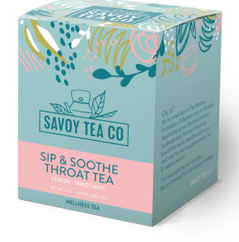 Sip & Soothe Throat Tea - Savoy Tea Co. Herbal Tea