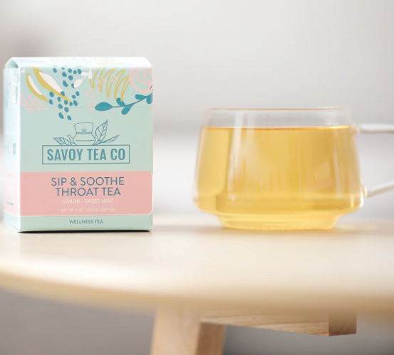 Sip & Soothe Throat Tea - Savoy Tea Co. Herbal Tea