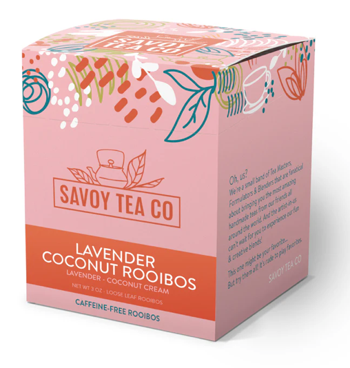 Lavender Coconut Rooibos Tea - Savoy Tea Co. Herbal Tea