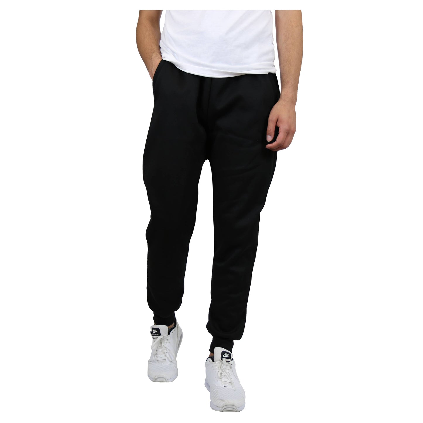 Men's Premium Fleece Jogger Sweatpants in Charcoal