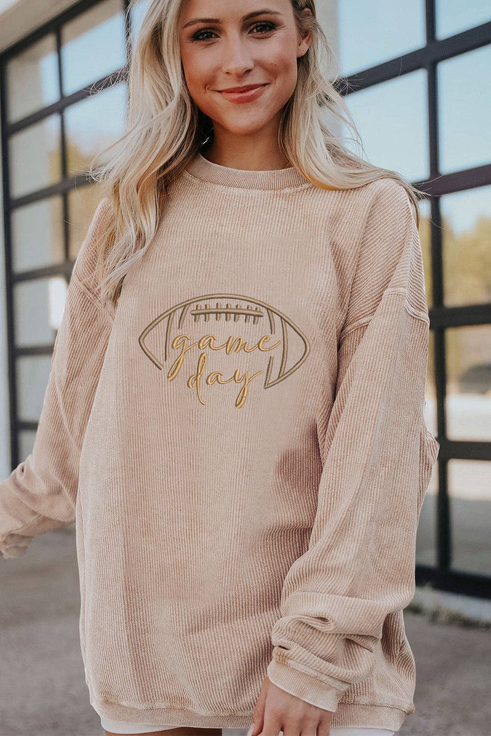 Game Day Embroidered Sweatshirt