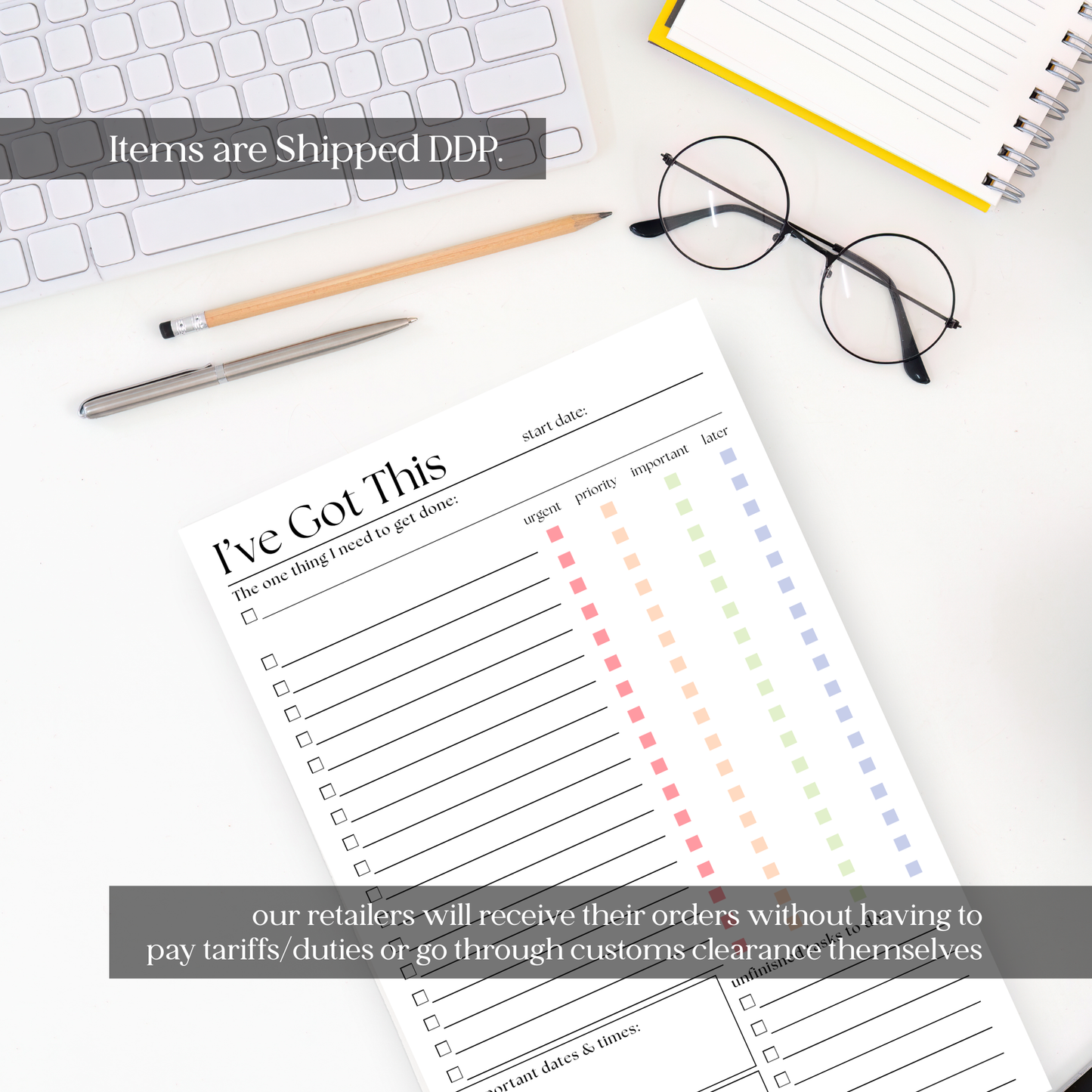 I've Got This! Daily and Weekly To-Do List: 50-Page Notepad