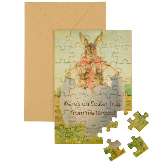 Easter Hug From Me To You Puzzle Card