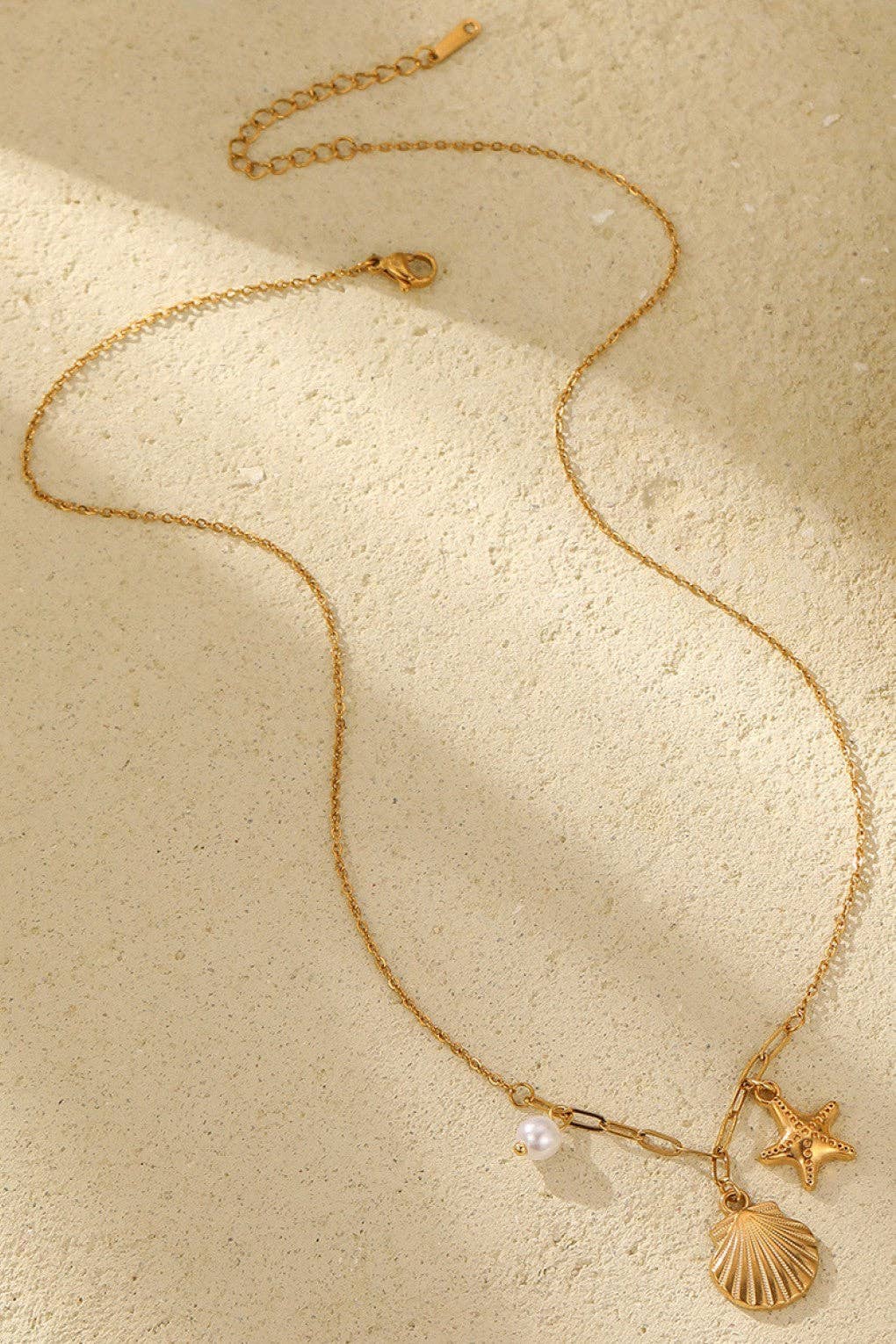 18K Gold Plated Beachy Chain Necklace