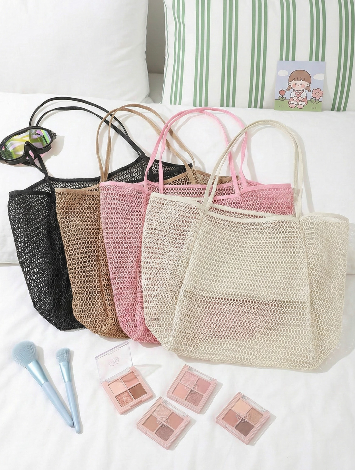 Open Weave Beach Tote Bag