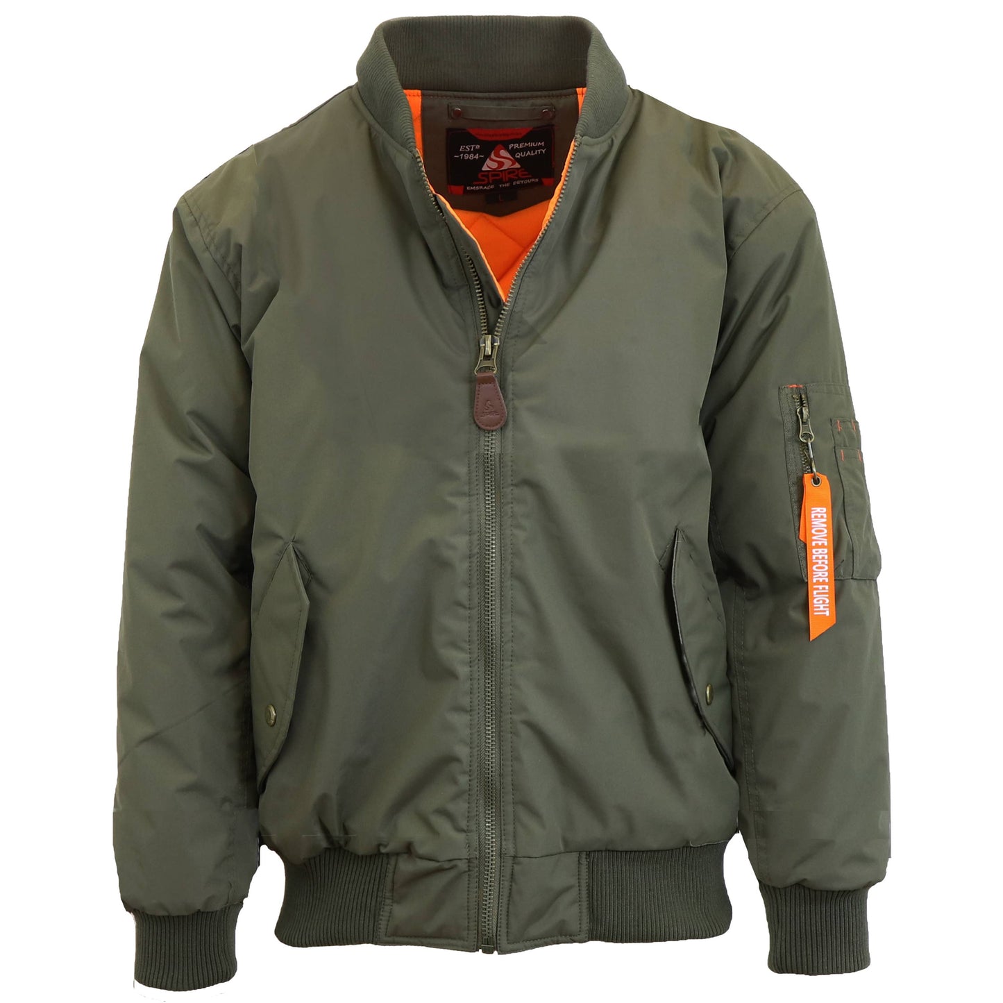 Men's Heavyweight MA-1 Flight Bomber Jacket