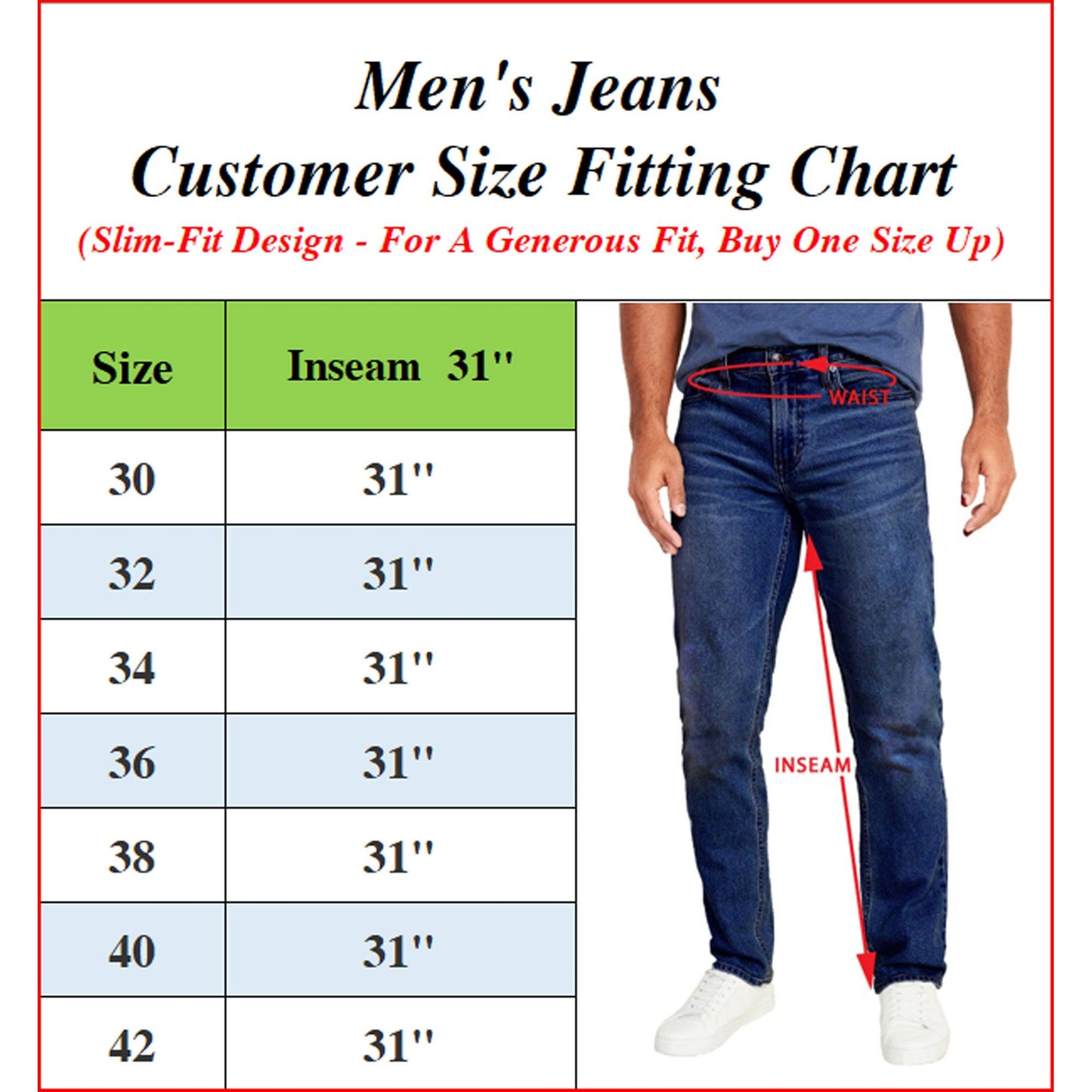 Men's Flex Fit Straight Jeans