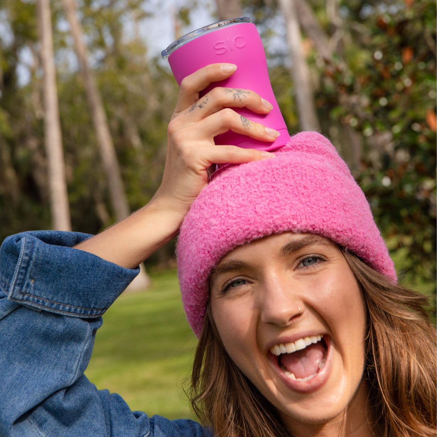 12 oz. SIC Tumbler | Matte Pink