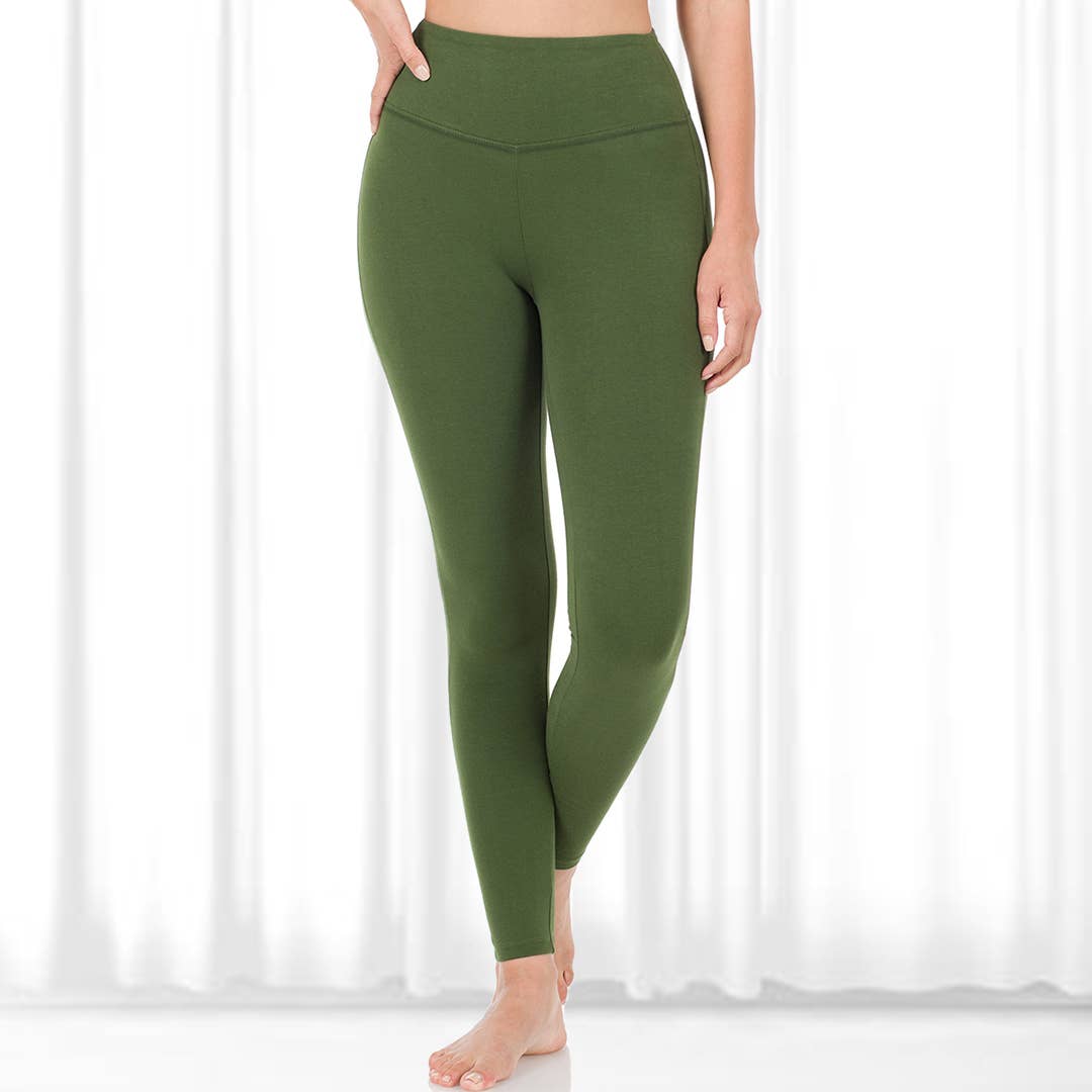 Wide Waistband Leggings