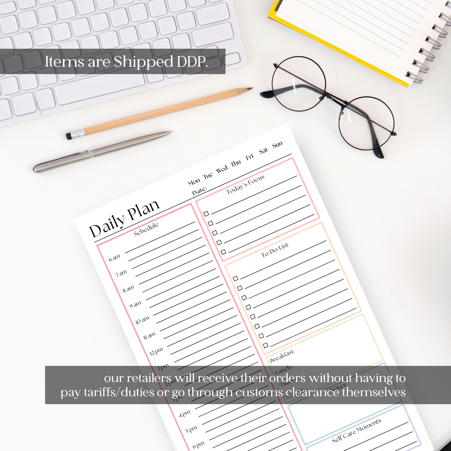Daily Routine To-Do List Planner: 50 Page Tear-Off Notepad