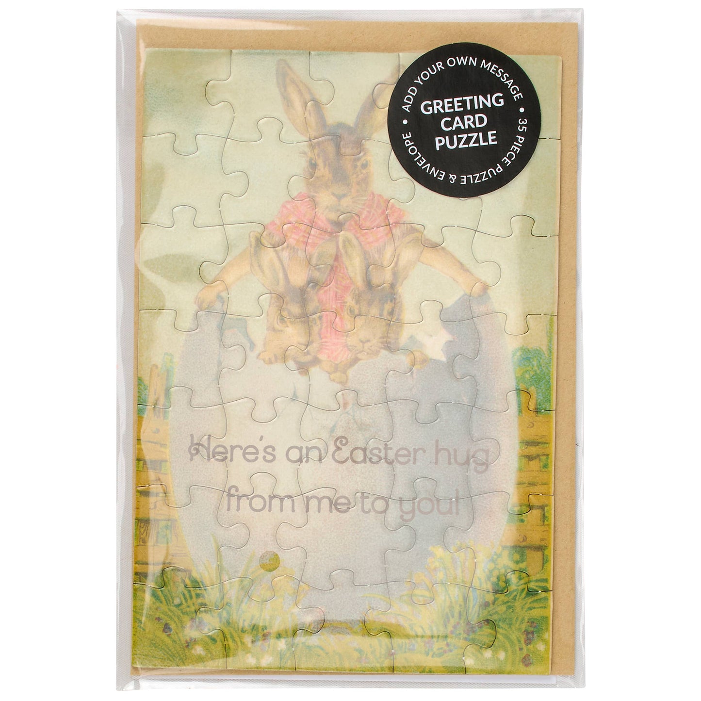 Easter Hug From Me To You Puzzle Card