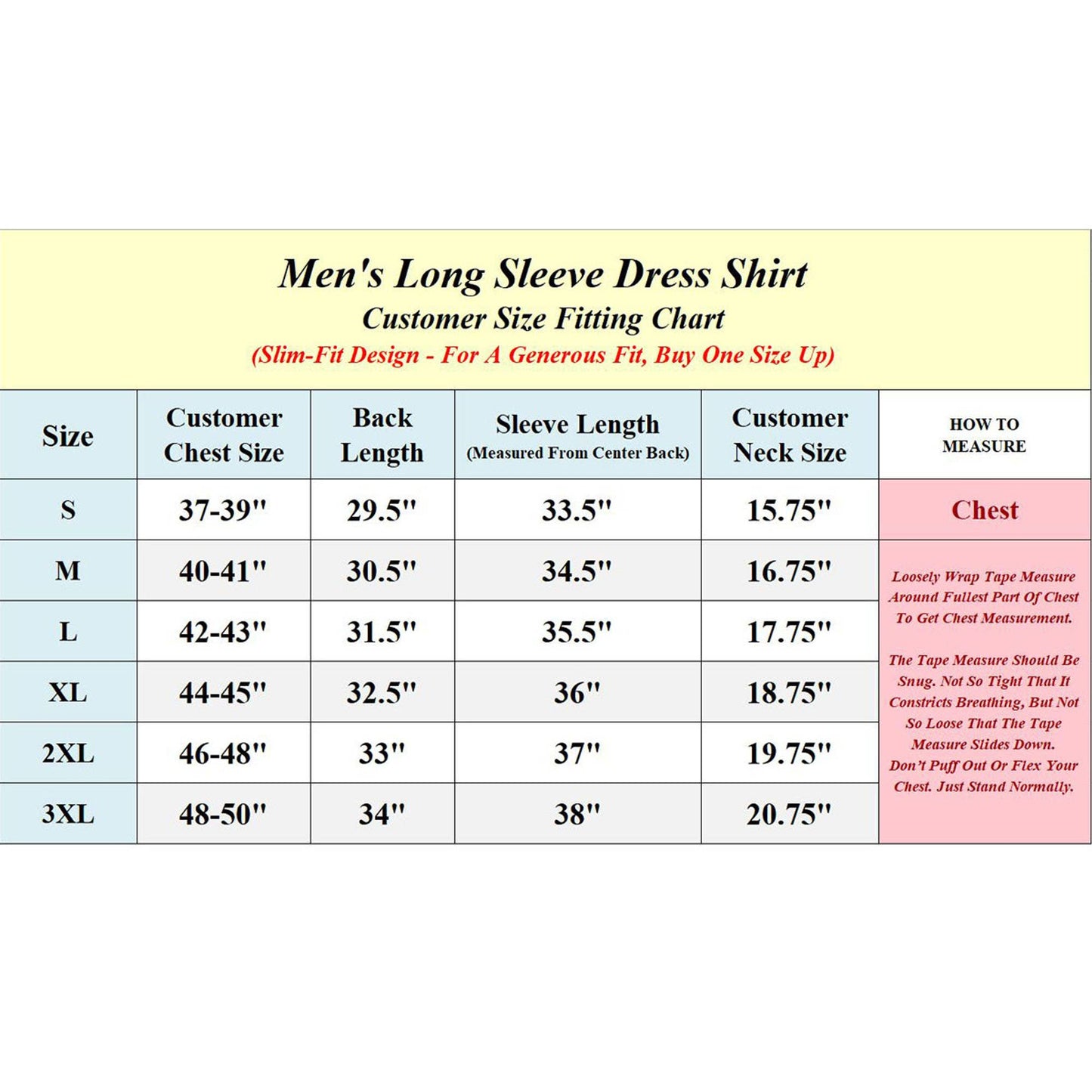 Long Sleeve Classic Dress Shirt