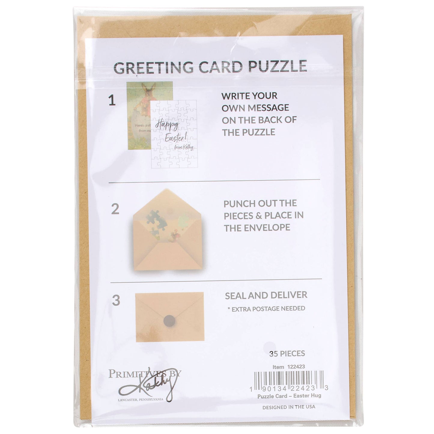 Easter Hug From Me To You Puzzle Card