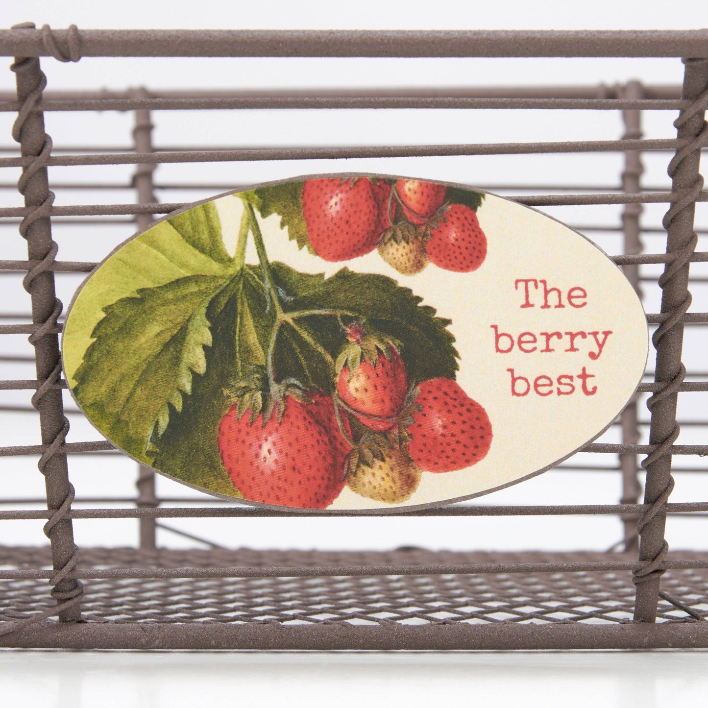 The Berry Best Decor Metal Basket